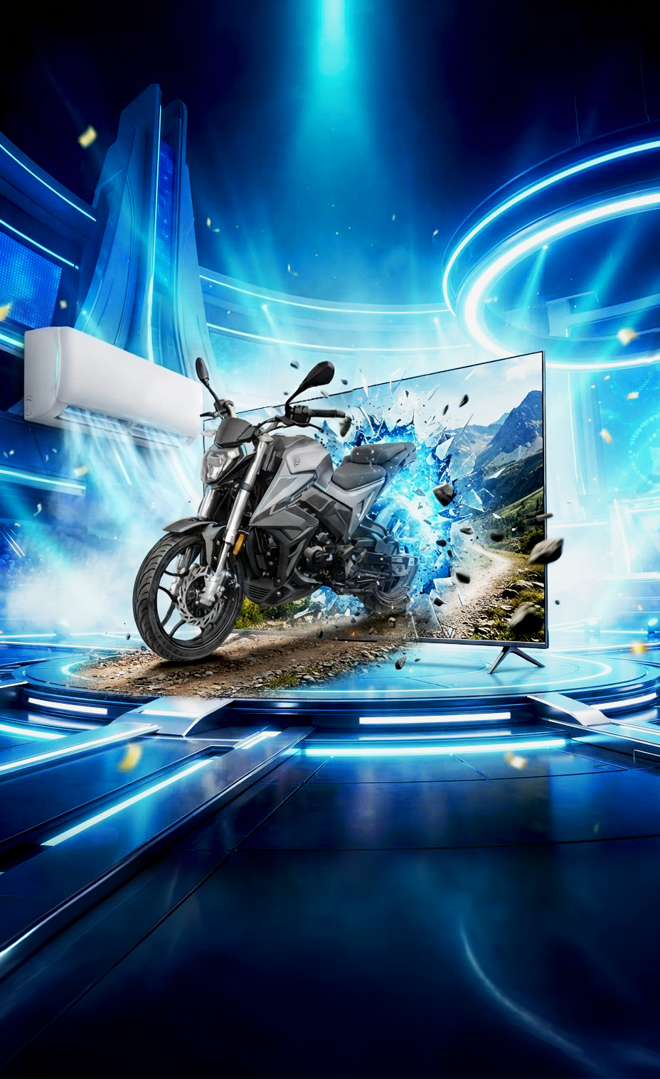 Motocicleta AKT CS5 iFFALCON